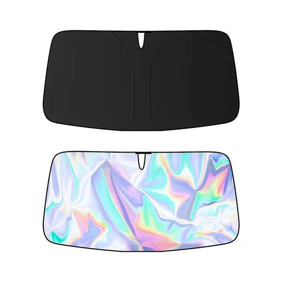 New car sun visor laser magic color sun visor front windshield sun visor folding car sun visor