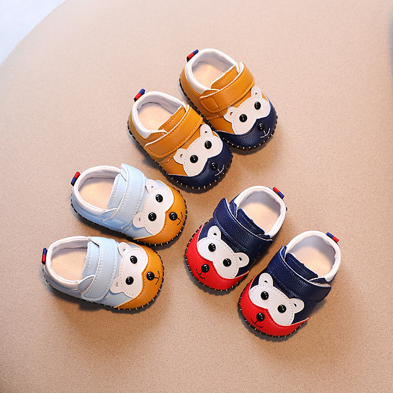 2021 Spring and Autumn New Baby Sew Bag Shoes Soft Sole Women's Doll Shoes Men's Toddler Shoes Small Leather Shoes Step Shoes
