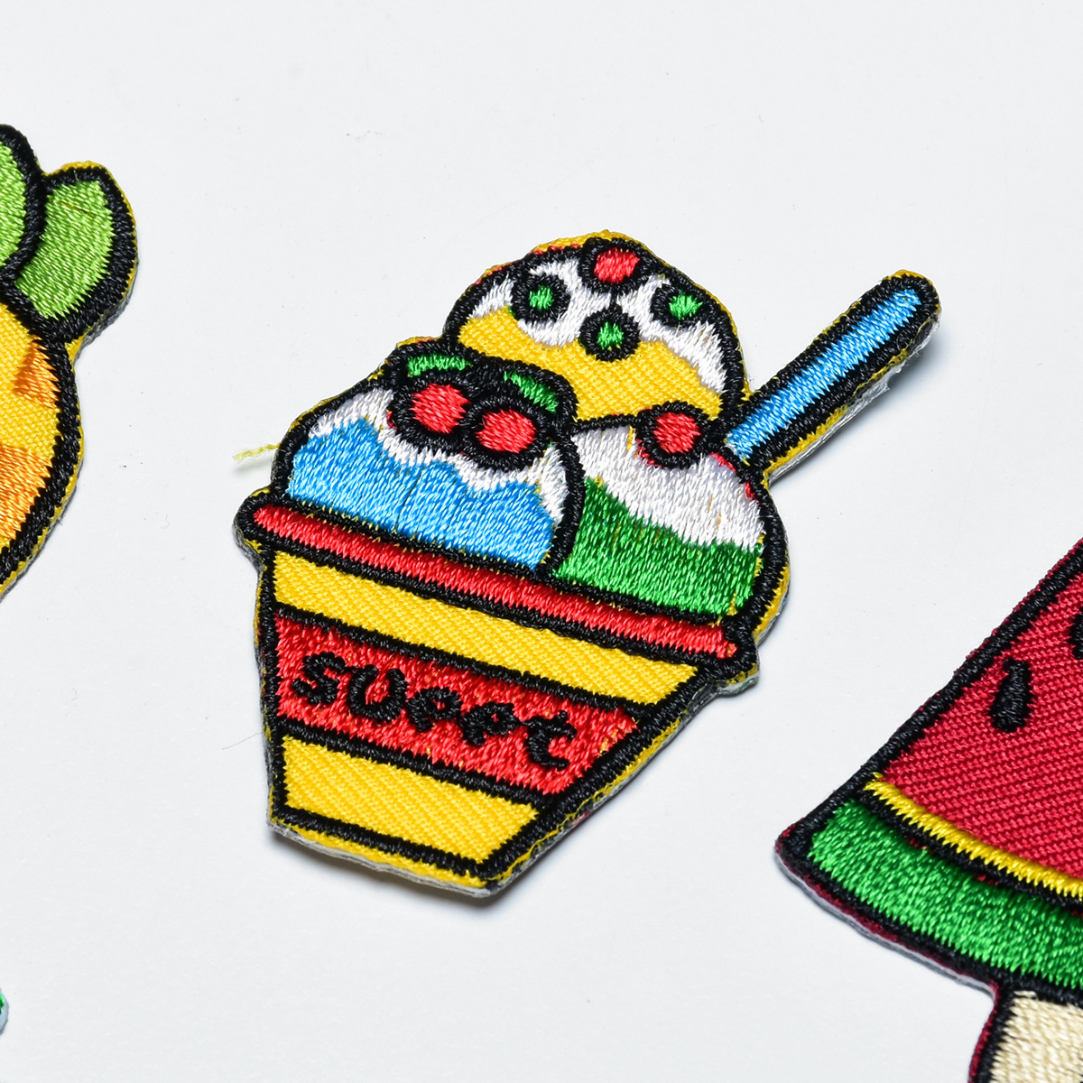 Beautiful plant cloth stickers cartoon bonsai embroidery decals cactus repair patch accessories Decorative ironing stickers