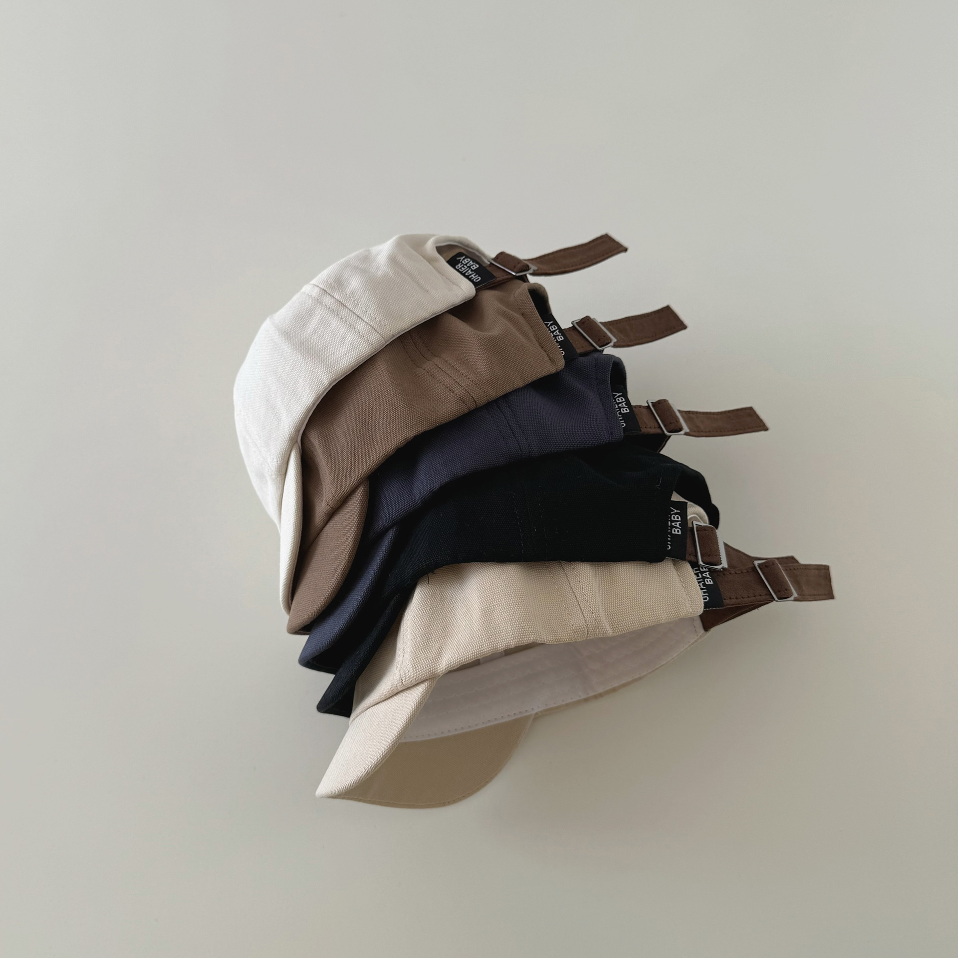Autumn South South Korea baby hat spring 2024 new fashion solid color simple small brim children baseball cap wholesale_voghion.com
