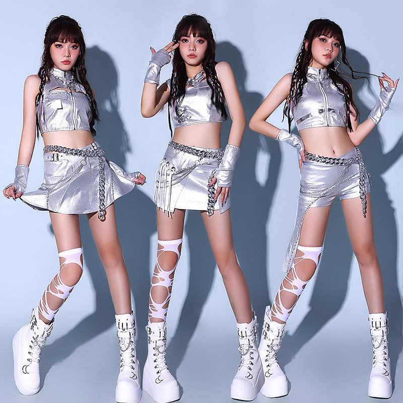 Jazz Dance Costume 2024 New suit Sexy Sweet Cool Dance Costume Korean Dance Costume kpop Women's Singing Costume