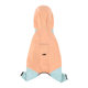 Traction puppy four-legged raincoat waterproof all-inclusive one-legged small dog Bear teddy pet rainy day clothes
