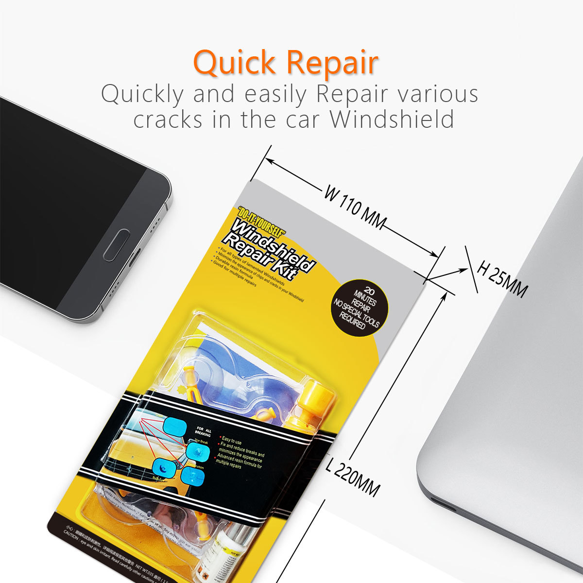 Cross-border Amazon hot sale windshield repair tool set automotive glass repair liquid source manufacturers wholesale