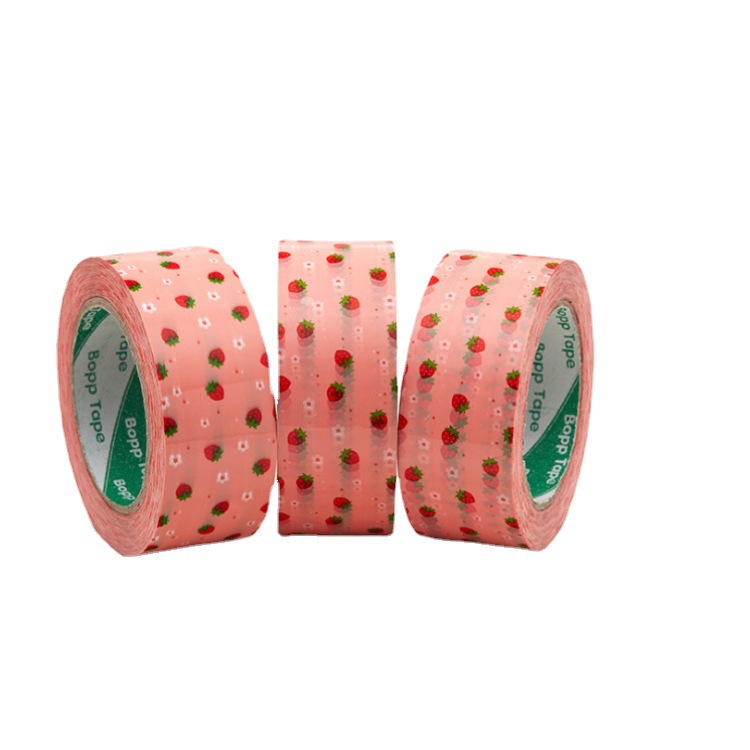 thankyou pink packing tape net red sealing printing tape cartoon printing tape wholesale manufacturers