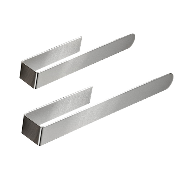 New 304 stainless steel towel bar non-perforated hanging pole bathroom bathroom wall hanging light luxury towel ring wholesale