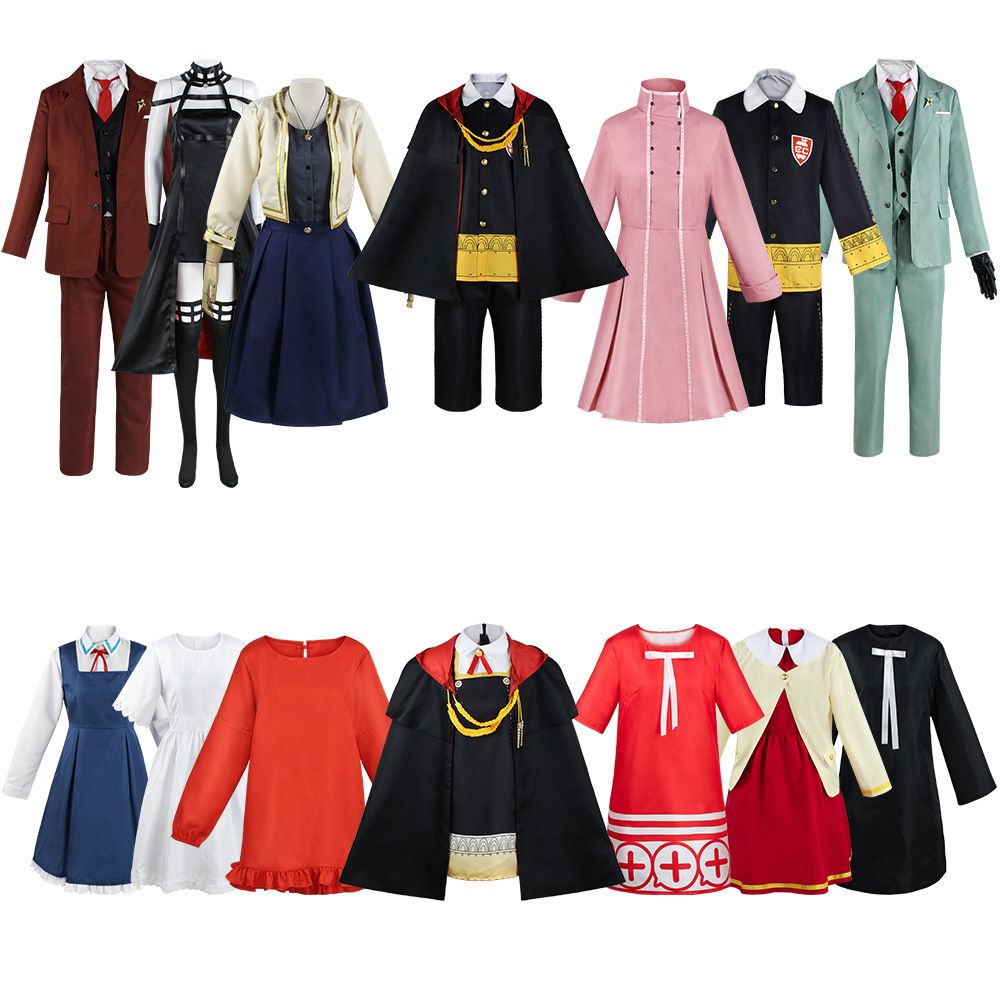 Anime Spy Family Cosplay Costume Princess Blair Cosplay Ania Skirt Performance Costume 