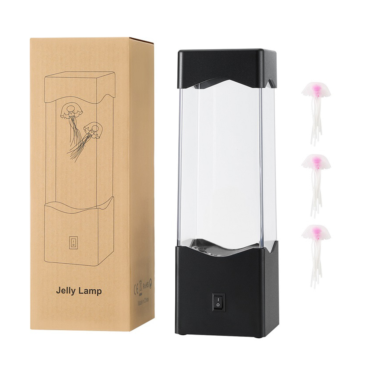 Factory direct led colorful mute simulation of the water mother lamp foreign trade modern home gift smart desk lamp night light
