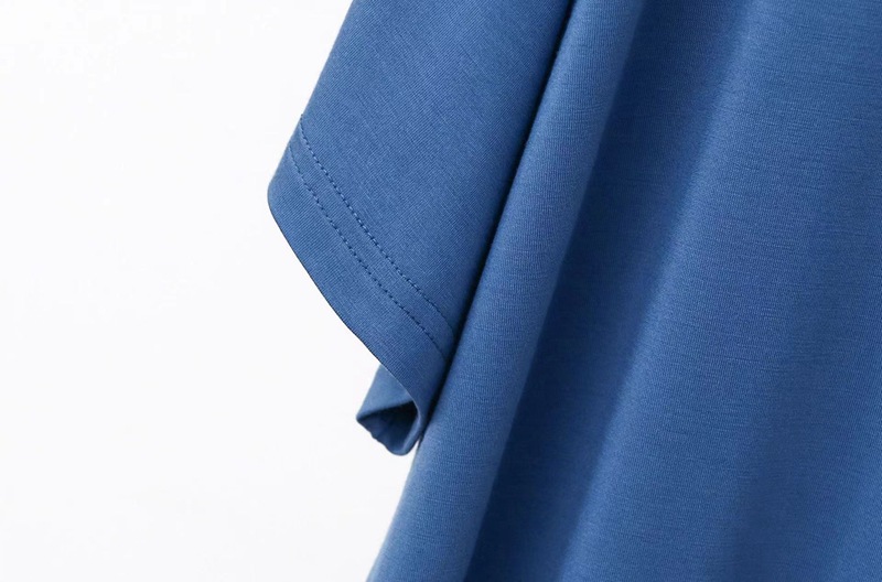 Vasaras jauna modāla vīriešu naktskrekla garas ceļgalu īsas piedurknes V veida kakla izgriezums vidēji garš halāts_voghion.com