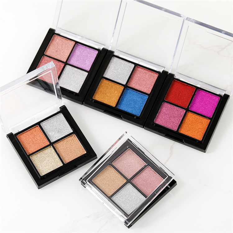 Cross-border exclusive for nail art solid magic mirror powder nail art four-color Magic Mirror powder laser powder titanium powder two-color solid powder