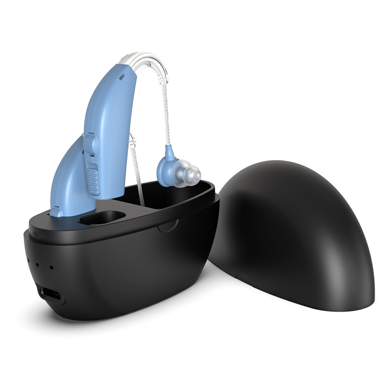 Hearing aid custom logo old man auxiliary hearing device charging treasure sound amplifier OEM sound collector accessories wholesale