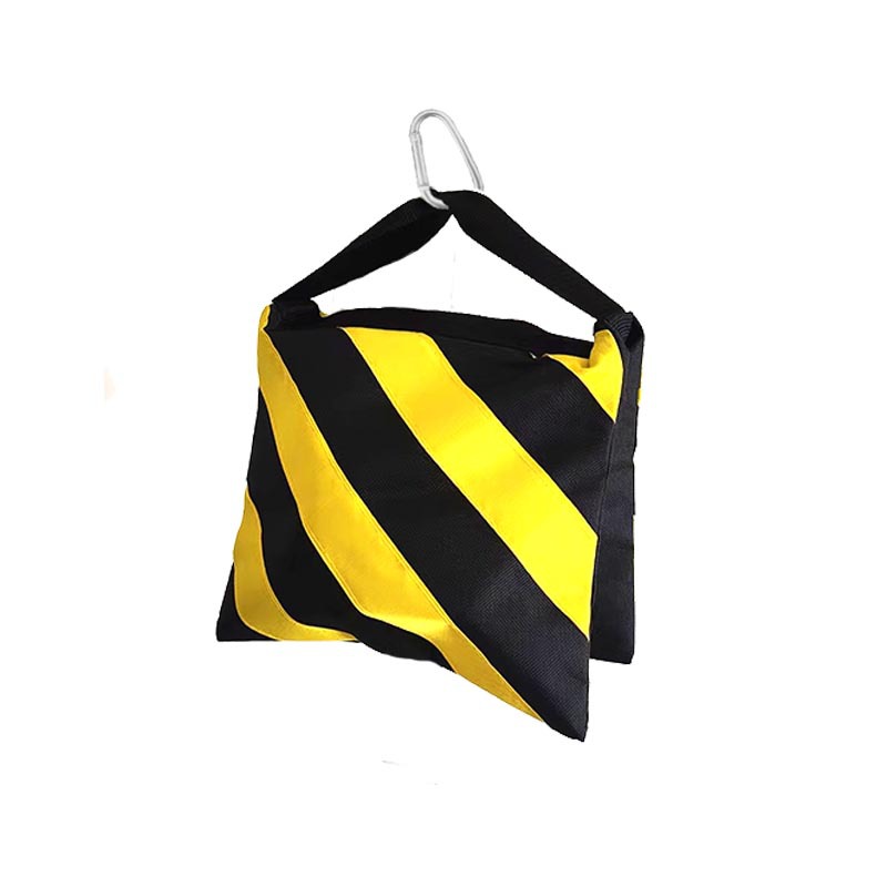 Film and Television photography special balance sandbag load-bearing sandbag factory direct two-color striped counterweight bag with Hook
