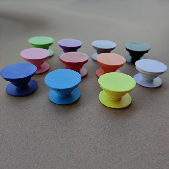 Mobile phone airbag bracket telescopic bracket logo drop glue cartoon flat groove airbag bracket manufacturers