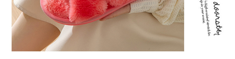  Cross-border Opening Mao Mao Winter Home Rendering Cross Women's Indoor Warm and Slip-resistant Mao Mao Mao Slippers_voghion.com