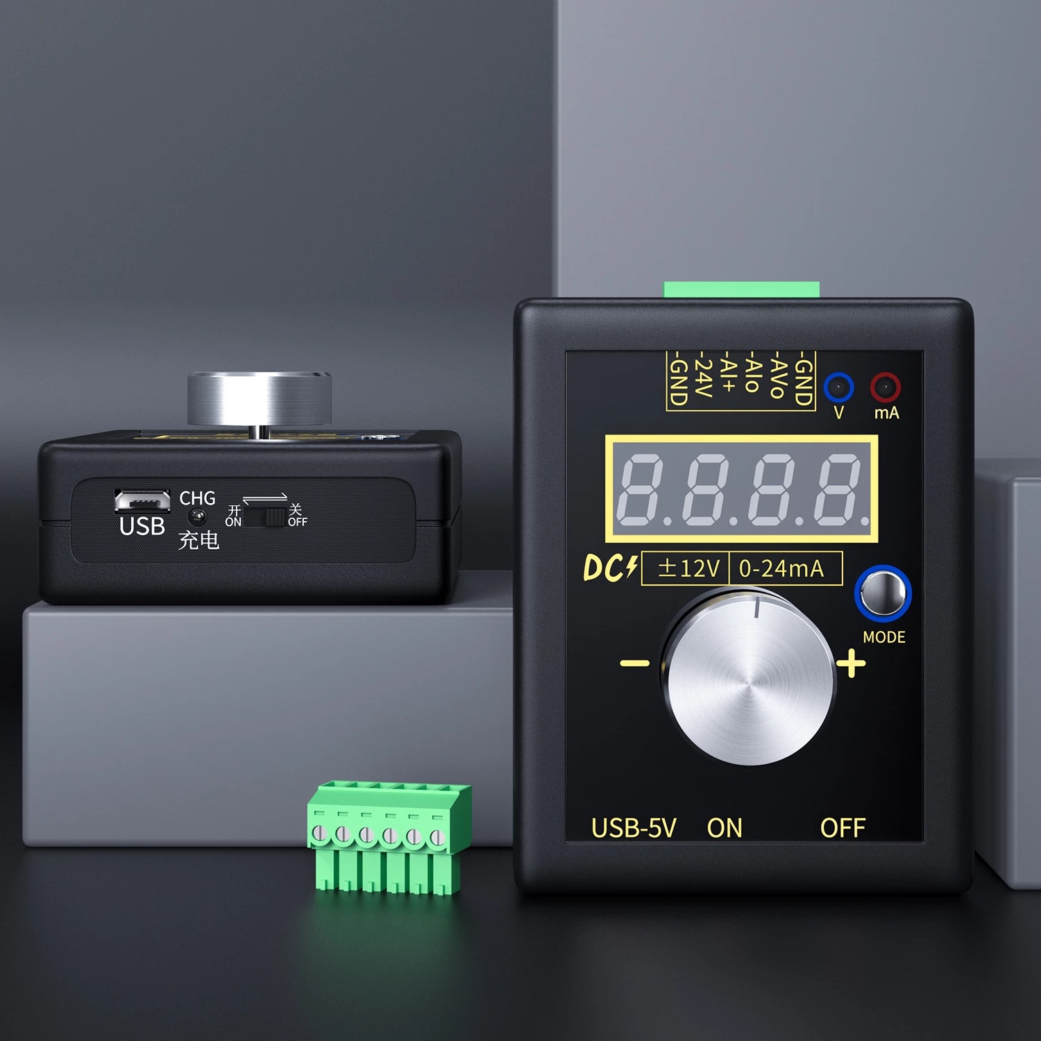 SG-002 handheld 0-10V/0-4-20mA analog voltage and current signal generator debugging source calibrator