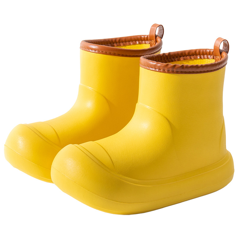Rain boots 2024 new outdoor wear thick-soled high-top fashion parent-child non-slip waterproof rain boots Internet celebrity outdoor Four Seasons rubber shoes