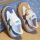 Children's German training shoes 2024 spring and autumn boys' sneaker casual sneakers girls' white shoes soft bottom baby argan shoes