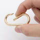 Runway ring spring ring oval denier ring zinc alloy special-shaped open ring luggage jewelry clothing hardware accessories