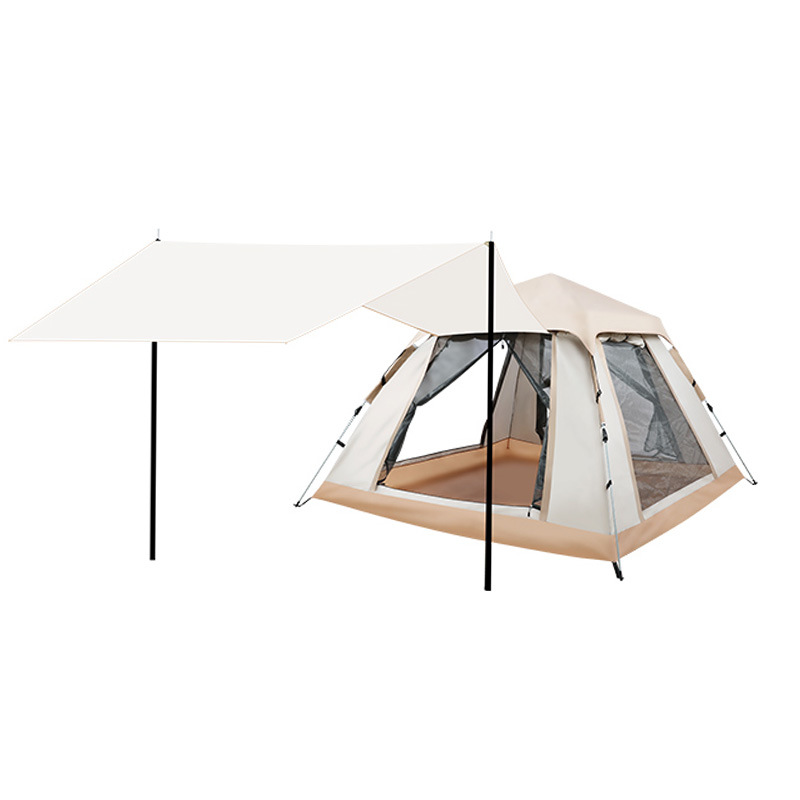 Strictly select outdoor camping canopy tent 2-in -1 full-automatic quick-opening folding waterproof sunscreen camping equipment
