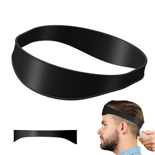 DIY family arc silicone Barber lead mouth shaving template and hair trimming guide Barber tool