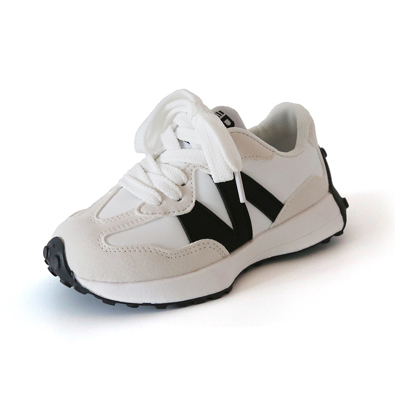 Children's Sneakers 2022 Autumn New Boys' Shoes Big Children's Spring and Autumn Casual Shoes Velcro Girls Running Shoes
