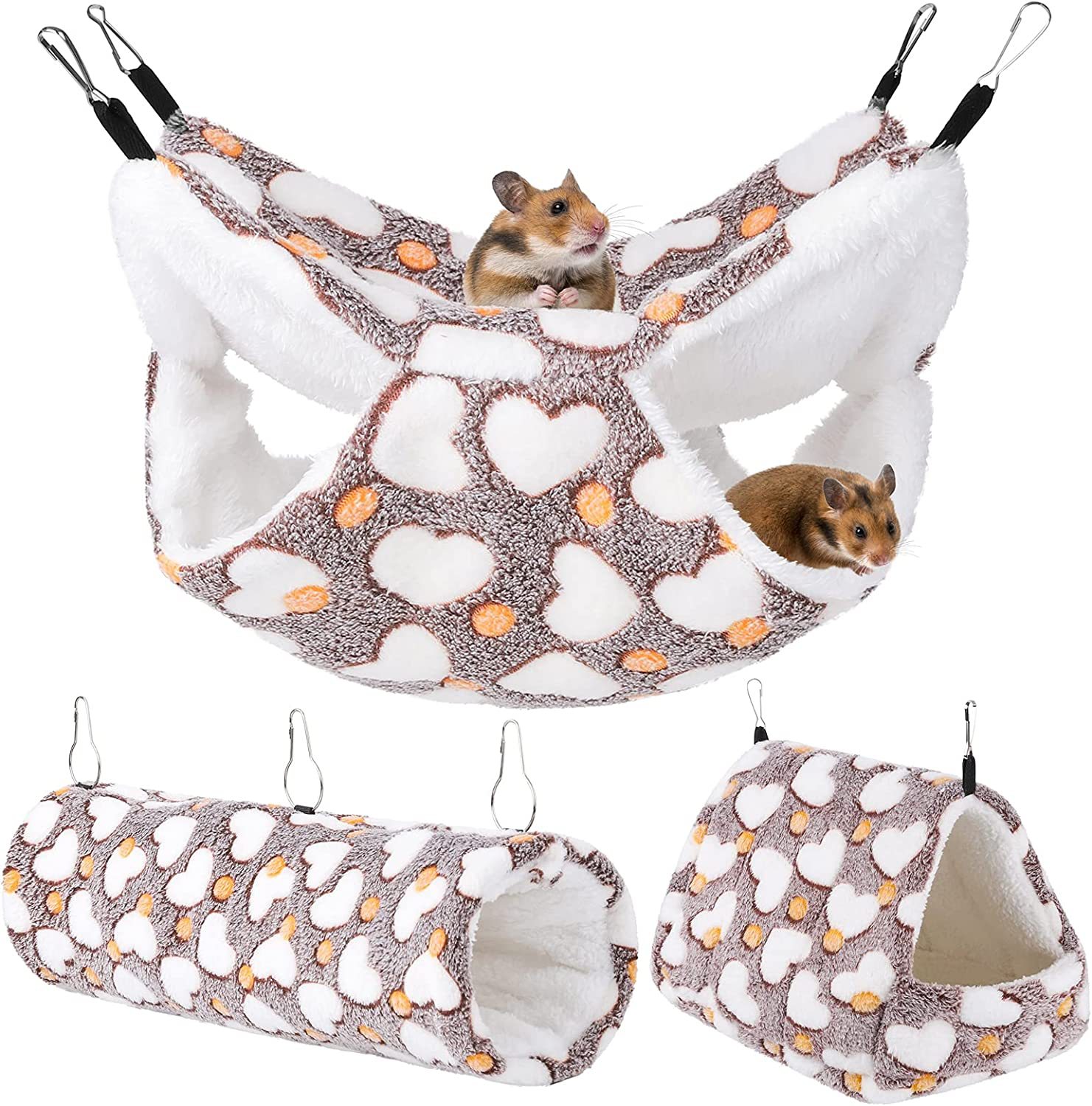 Honey bag shrew double-layer hammock mink guinea pig small pet double-layer hammock small pet tunnel hamster hanging nest