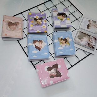 Pocket type photo album 3 inch 4 inch 5 inch 6 inch Polaroid photo storage book Mini Portable business card book