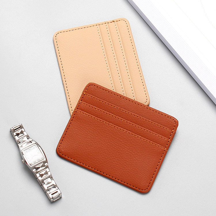 Xinxing Lu Yuan ultra-thin small card bag fashion trend multi-card card holder card storage manufacturers wholesale printable LOGO