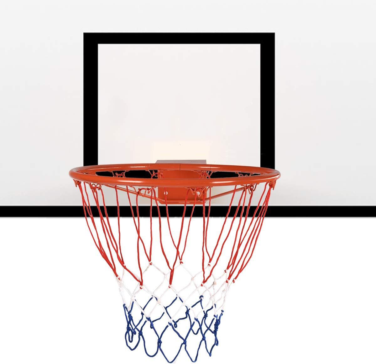 Outdoor indoor basketball net frame lengthened thick durable standard basketball rack net basket professional competition training net