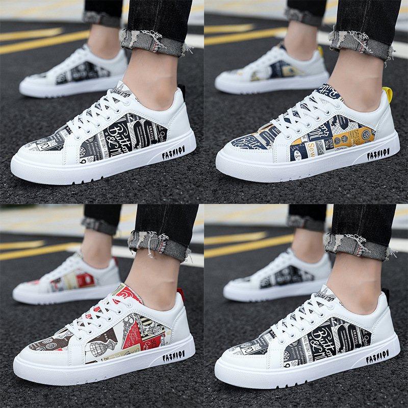 2024 Spring New Canvas Shoes Small White Student Sneakers Sports Casual Men's Colorblock Trendy Large Size Niche Men's Shoes