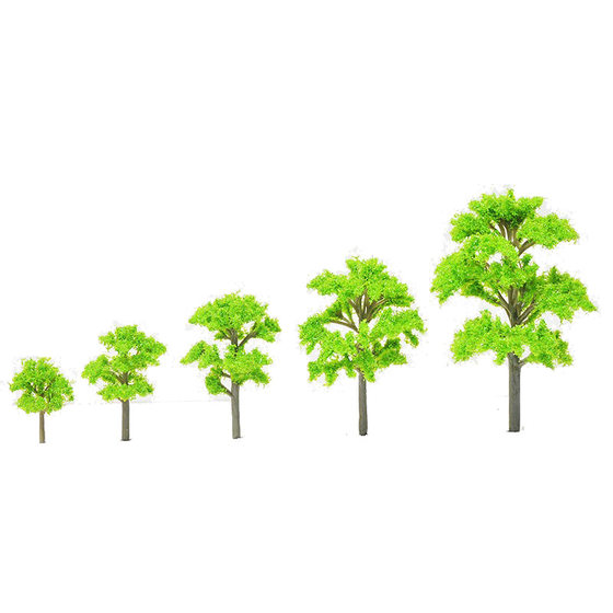 Scene landscape tree plastic model banyan tree construction sand table train miniature scene decoration handmade diy material