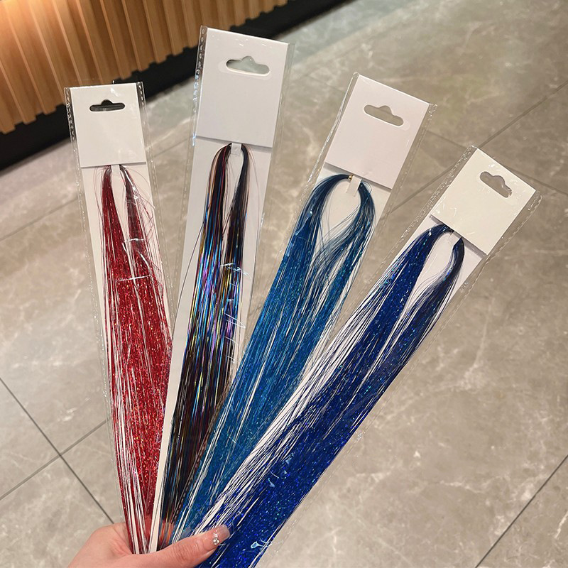 Braided Hair Colorful Rope Wig Line Women's Seven-color Headline Invisible Traceless Hair Extension Ribbon Children's Hair Dirty Braid Headdress