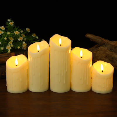 Electronic Candle Simulation Candle led Candle Tea Light Tears Candle Light Wholesale Decorative Christmas Wedding Road Lights