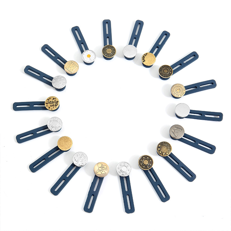 Seam-free Buttons Telescopic Waist Expansion Buckle Small Change Removable Button Waist Extension Jeans Button Adjustable Buckle