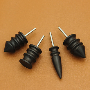 Red sandalwood sanding head diy handmade leather electric polishing leather edge treatment Ebony sanding Rod