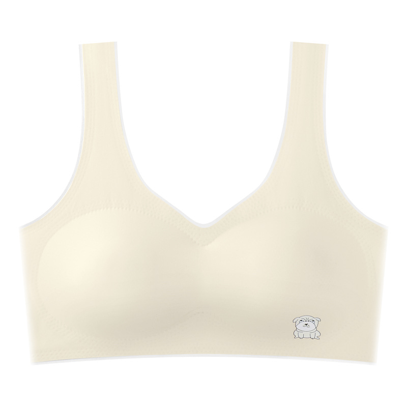12-18 years old girl underwear junior high school Senior high school students summer ice silk girls breathable development period bra small vest