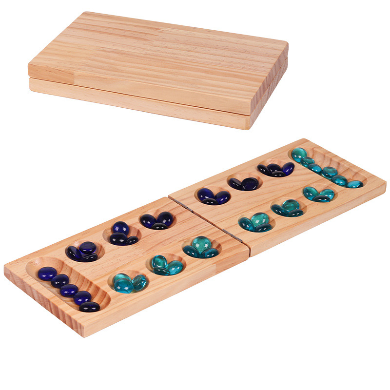 Foreign Trade Special Play Chess Mancala Gem Chess Boys and Girls Adult Children's Particles Return to Warehouse Toy African Chess