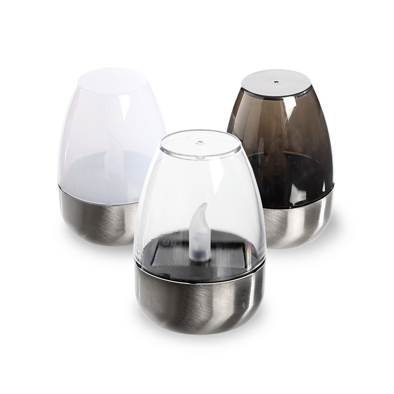 New Solar Light Candle Light Light Decorative Atmosphere Solar Garden Light Outdoor Night Light Waterproof Factory
