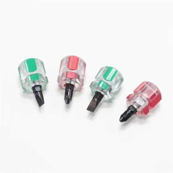 Short Handle Screwdriver Mini Large Small Radish Head Cross Small Screwdriver Fender Set Maintenance Tool