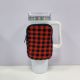 10 black red plaid