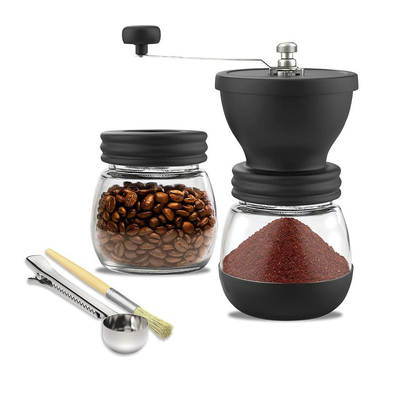 Amazon Large Capacity Glass Hand Grinder Coffee Grinder Set Manual Grinder Manual Coffee Grinder