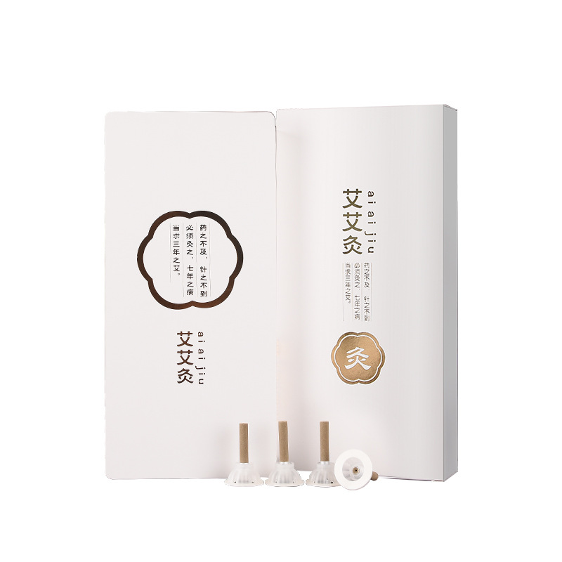 New moxa moxibustion paste moxa pillar paste bulk moxa candle paste moxa grain moxa velvet moxibustion box wholesale moxibustion paste