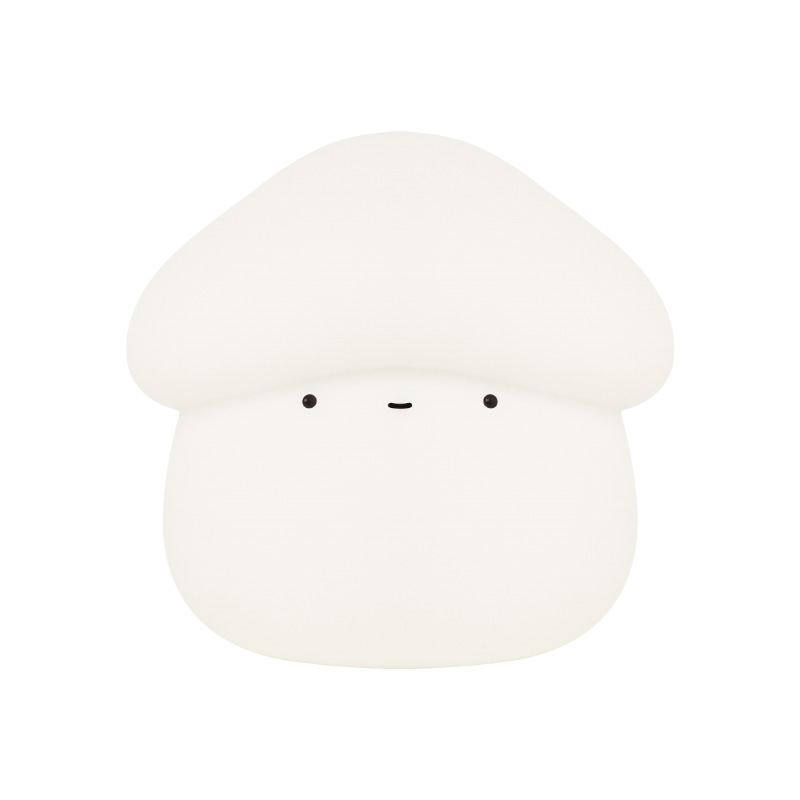 Mushroom head silicone lamp USB charging timing dimming night light bedroom bedside baby feeding pat light