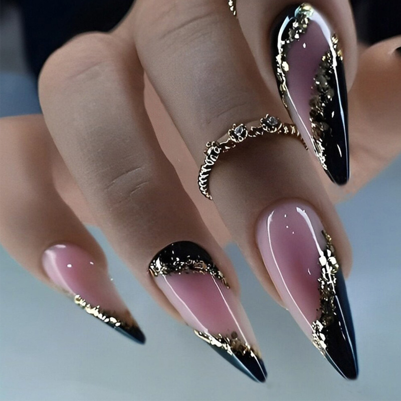 Cross-border Europe and the United States ins wind wear nail nail patch fake nail wear a long European and American nail piece finished product wholesale