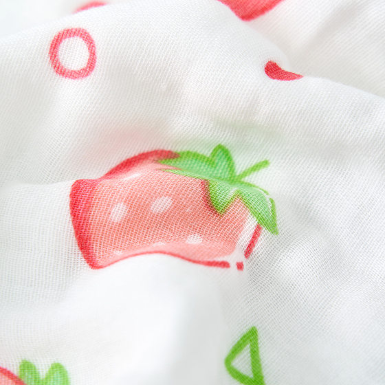 Six-layer high-density cotton square cotton gauze small towel face towel baby cartoon towel milk towel