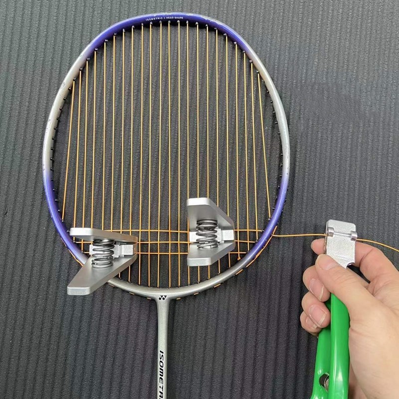 Badminton racket manual threading cable fixed tightening fly clip starting clip diy tool suit diy