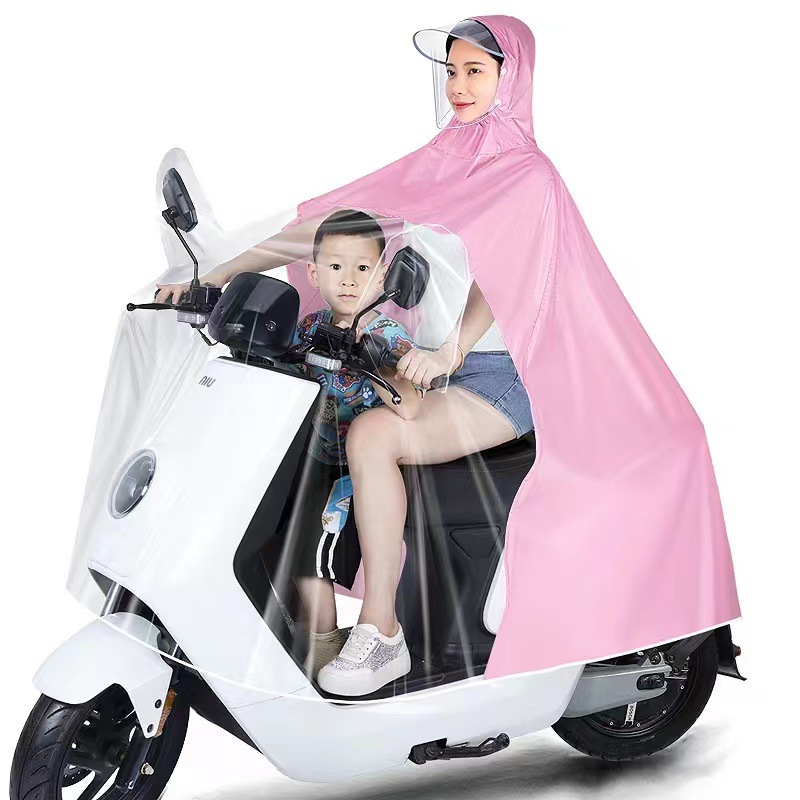 A generation of postage raincoat poncho padded long single double conjoined raincoat riding motorcycle electric poncho