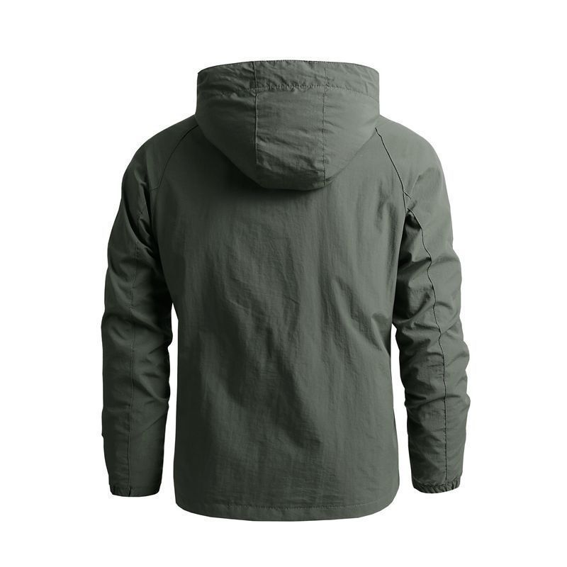 Cross-border Factory Supply Quick-drying Jacket Men's Loose Casual Spring and Autumn Thin Men's Jacket Military Workwear
