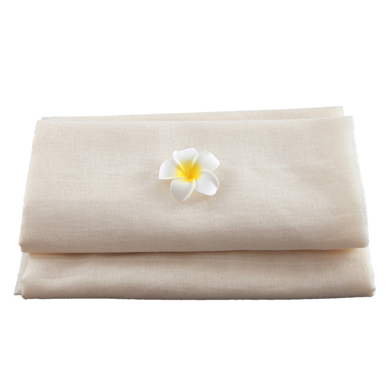 Factory wholesale 150cm bean bag cloth breathable gauze tofu filter cloth bean skin cloth cotton white gray cloth plain white cloth