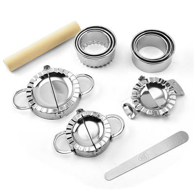 11-piece dumpling 304 stainless steel dumpling wrapping tool dumpling wrapper stuffing spoon dumpling wrapping set