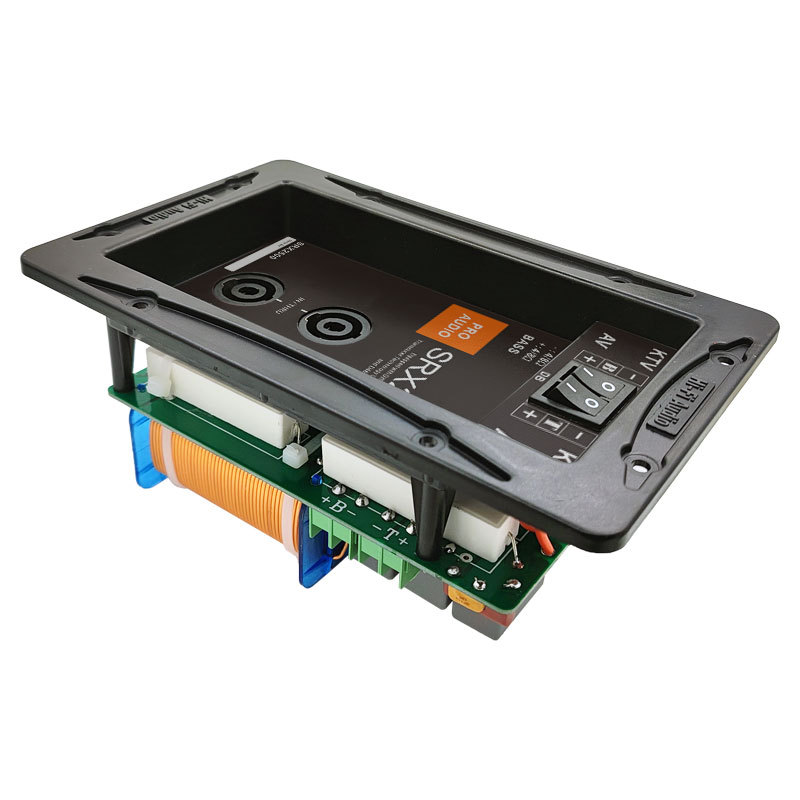 800W high power high bass two-way frequency divider with ohm Kanon switch junction box audio frequency divider